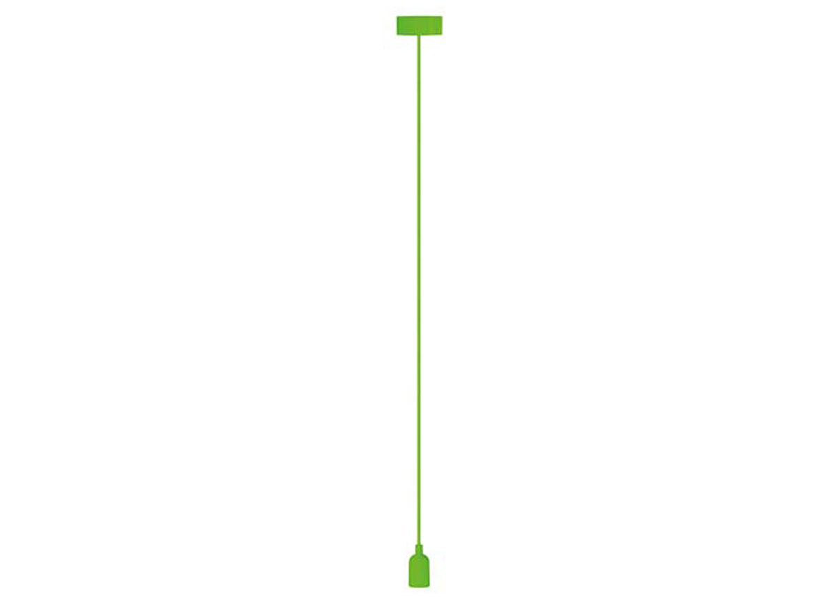 LUMINAIRE DESIGN A SUSPENSION EN CORDAGE - VERT