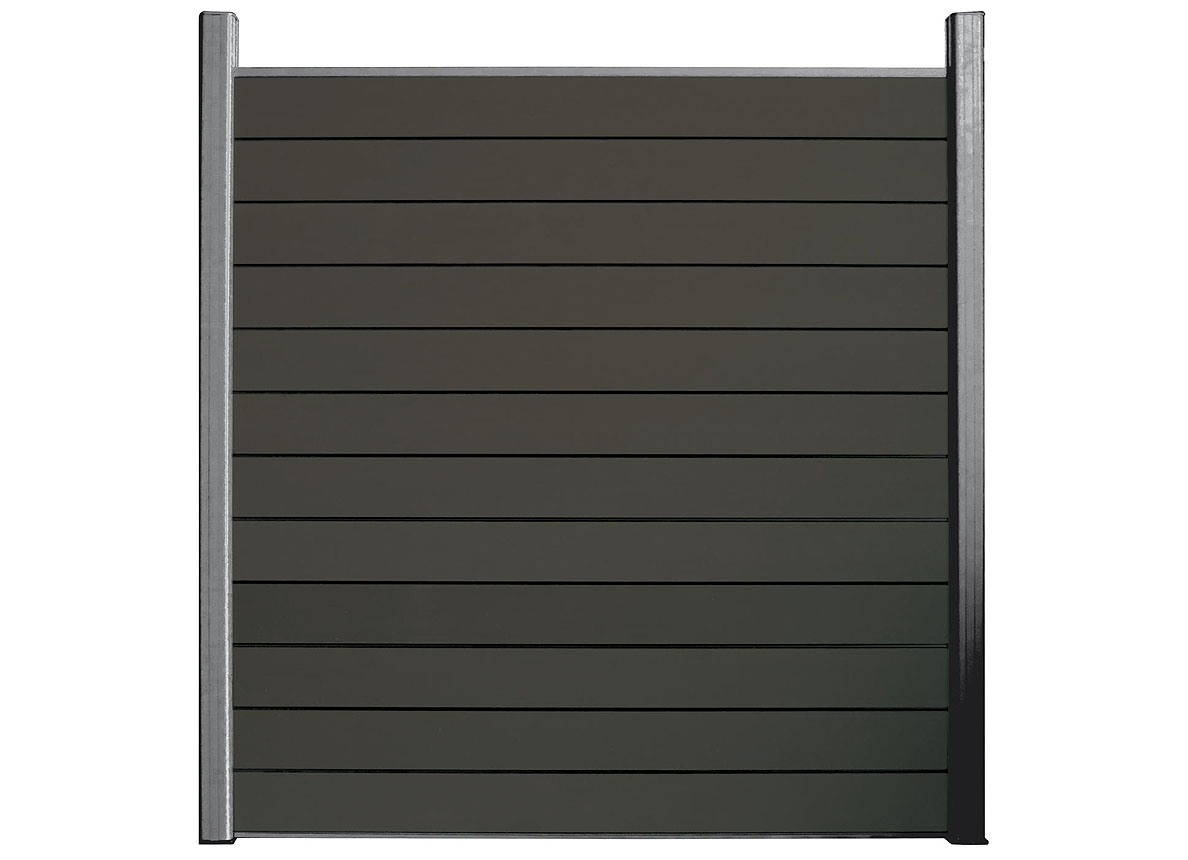 COMPO SET PANNEAU DE JARDIN COMPOSITE ANTHRACITE 1730 X 1800 MM