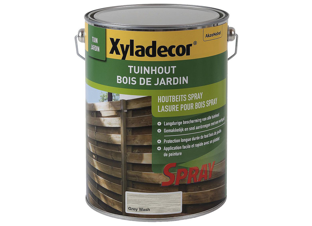 XYLADECOR TUINHOUTBEITS SPRAY GREY WASH - 5L