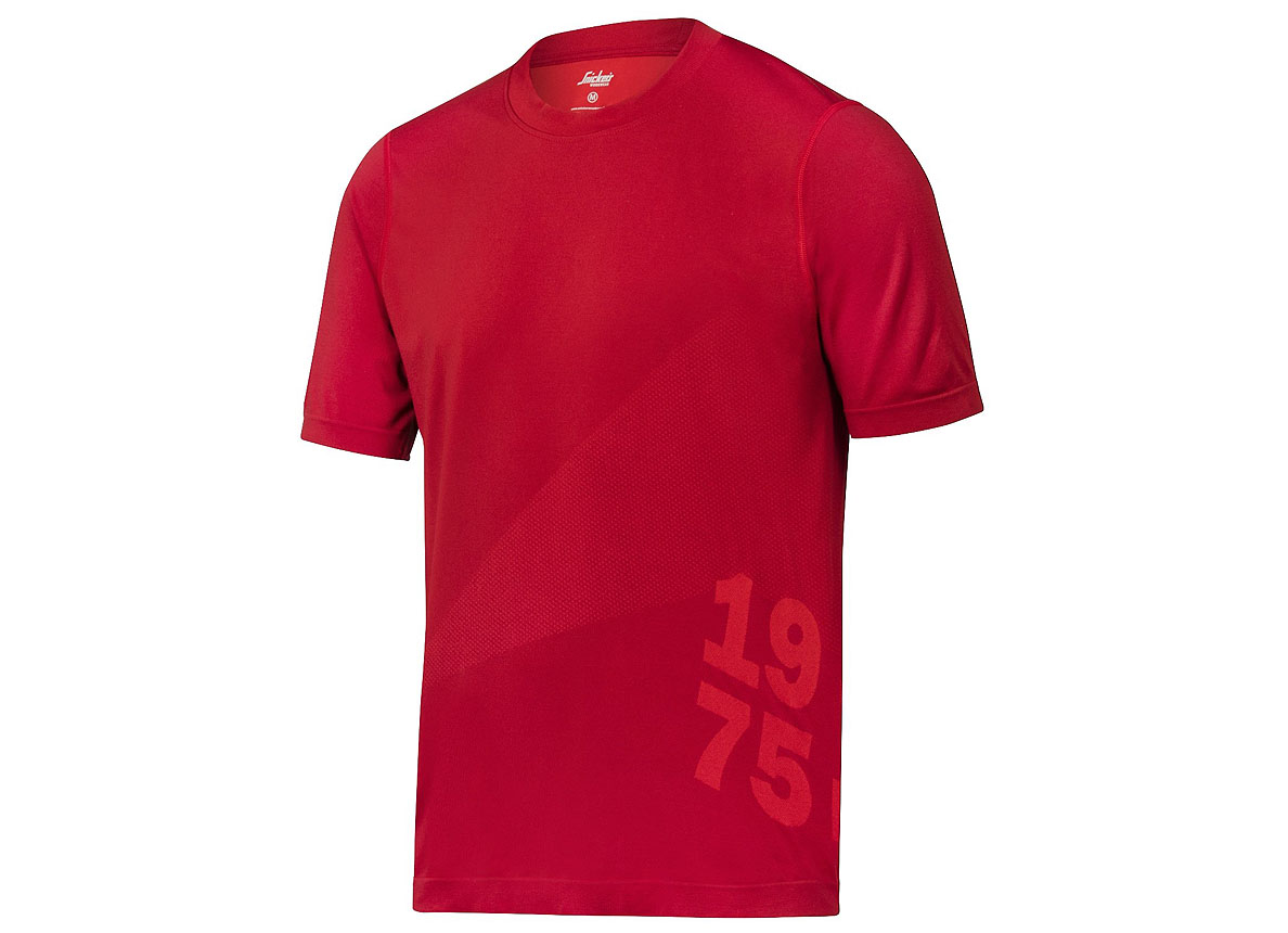 FLEXIWORK 37.5 T-SHIRT ROUGE CHILI T: S