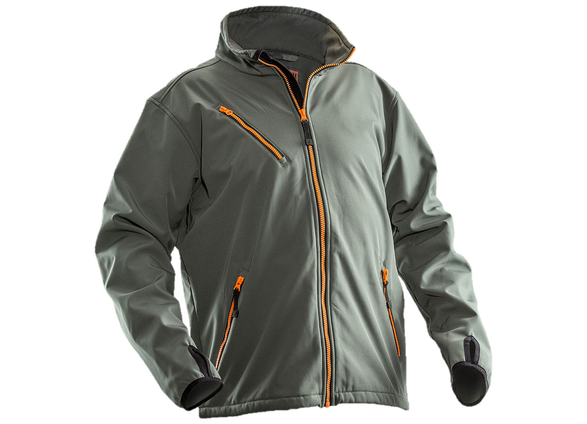 SOFTSHELL LIGHT DONKER GRIJS L