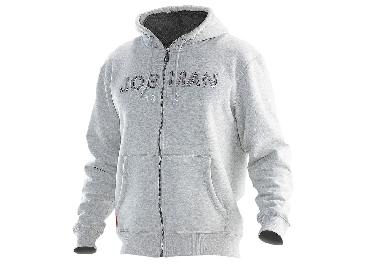 VINTAGE HOODIE LIGHT GREY/DARK GREY 2XL