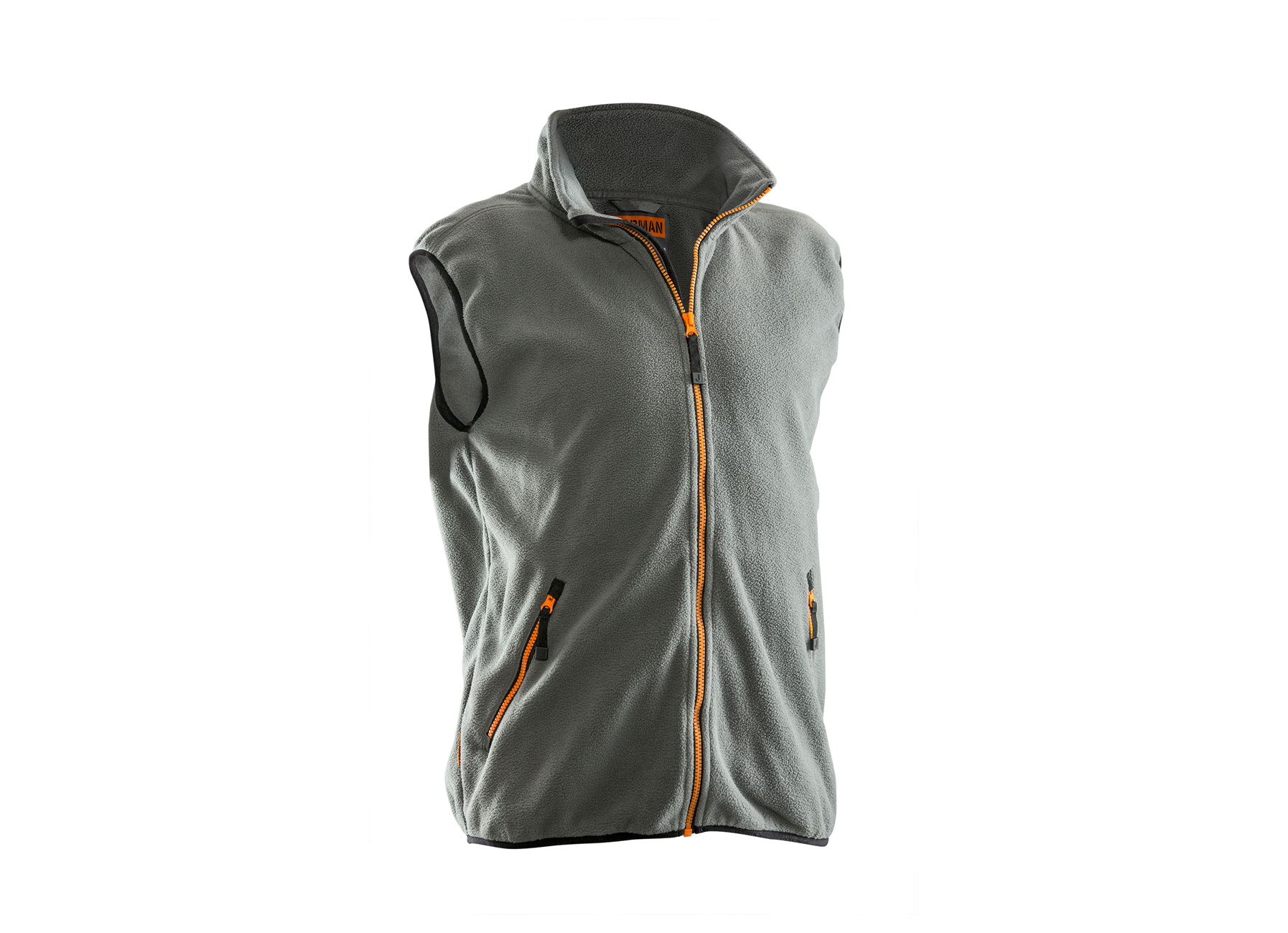 POLAR FLEECE BODYWARMER DONKER GRIJS M