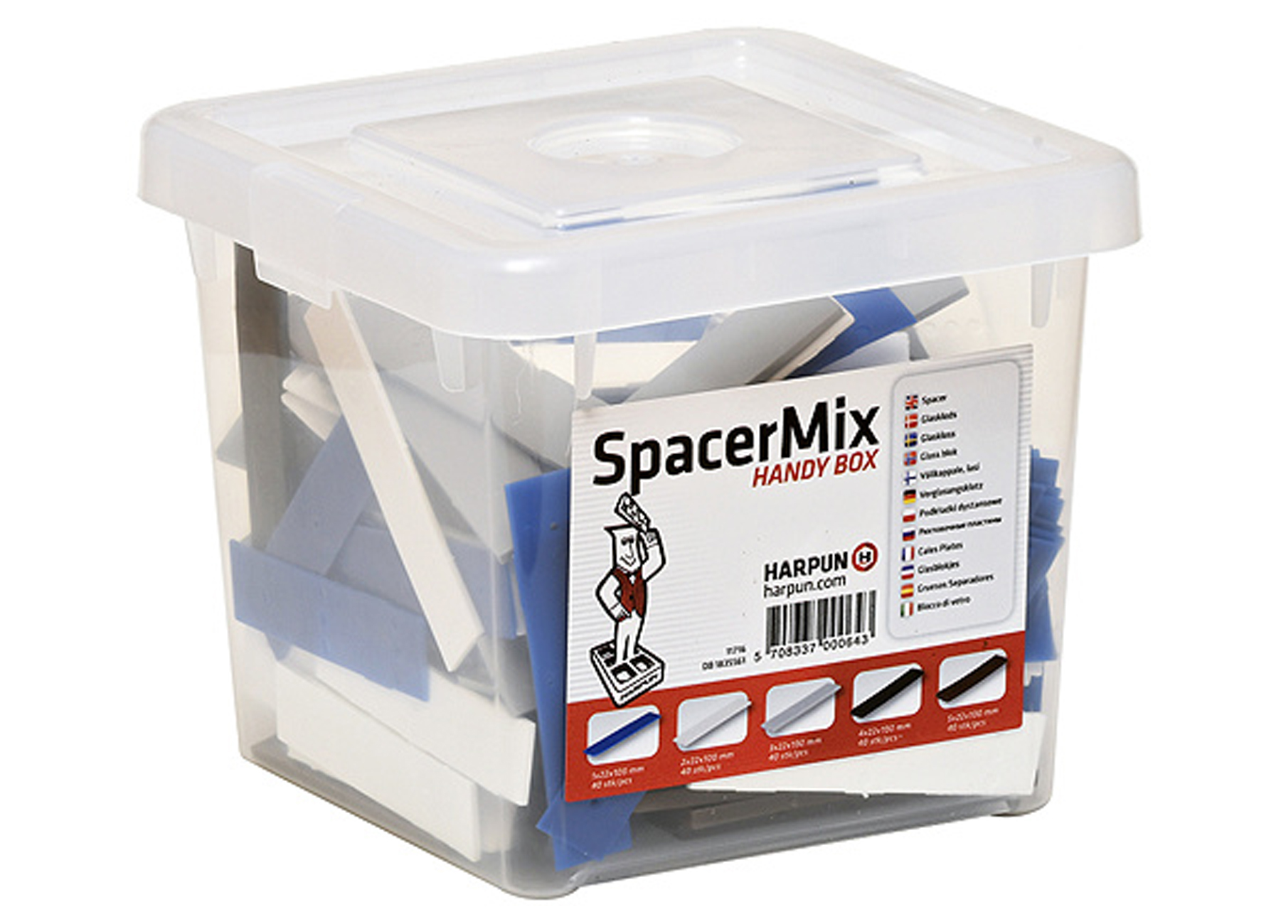 HARPUN  PRO BOX SPACER CALES PLATES