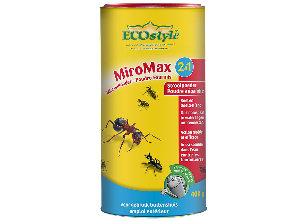 ECOSTYLE MIROMAX 2 IN 1 MIERENPOEDER 400G