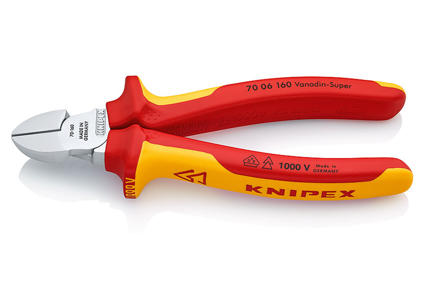 KNIPEX ZIJSNIJTANG 160MM