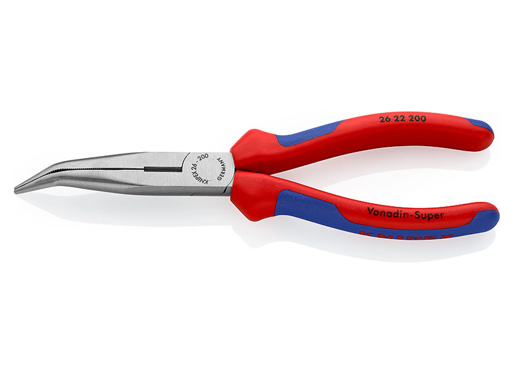 KNIPEX PINCE DEMI-RONDE AVEC TRANCHANT 200MM