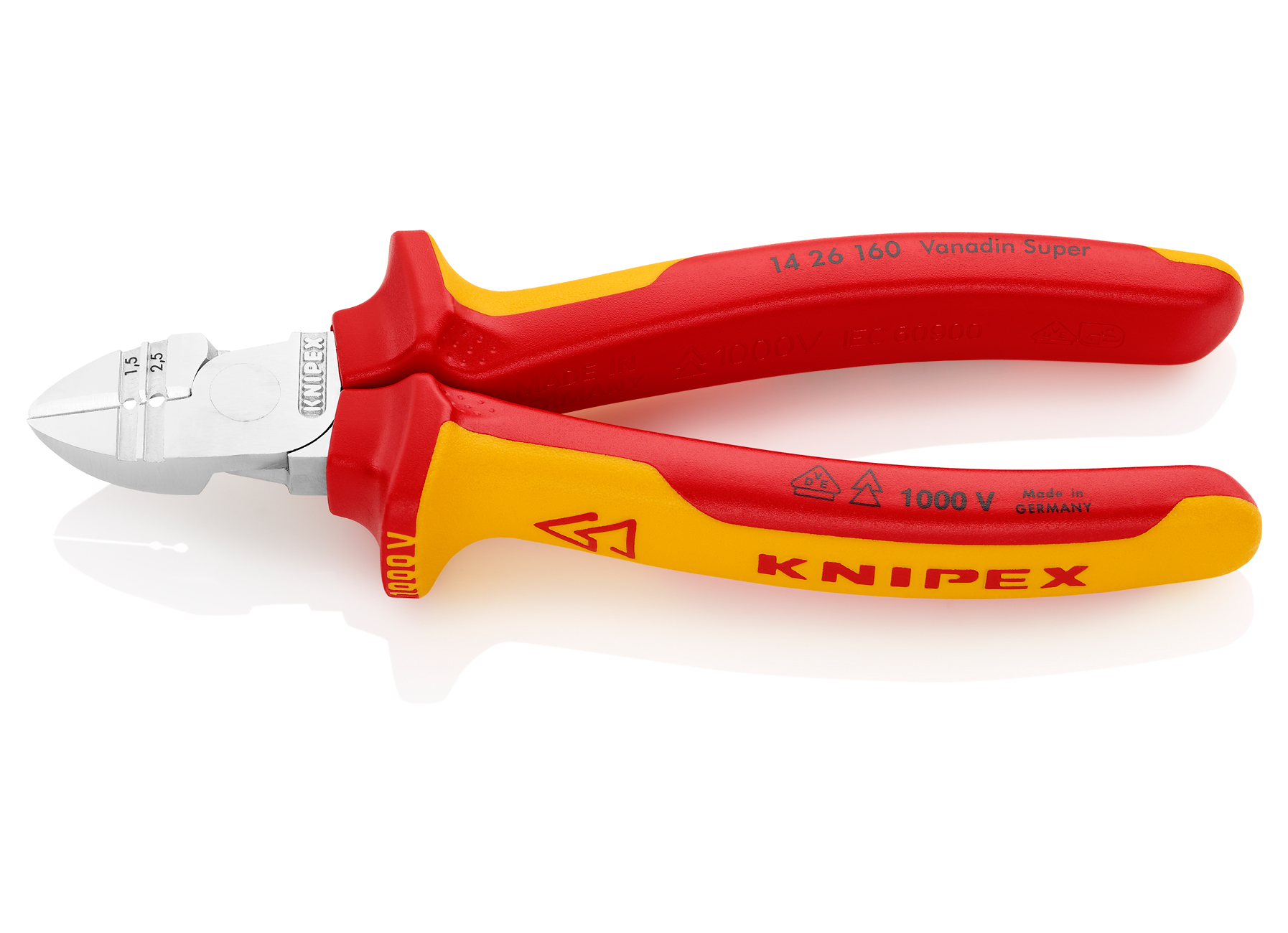 KNIPEX AFSTRIP-ZIJSNIJTANG 160MM