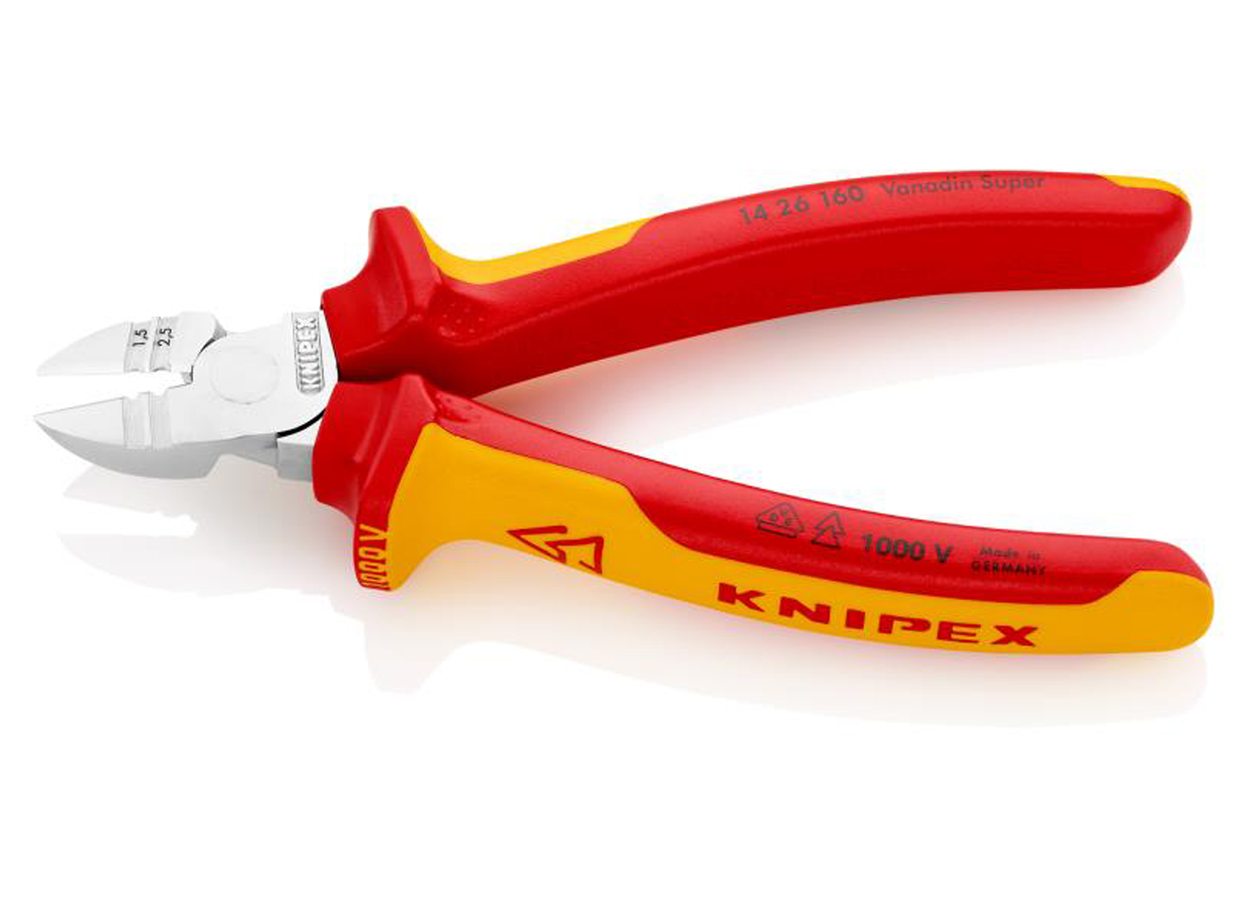 KNIPEX AFSTRIP-ZIJSNIJTANG 160MM