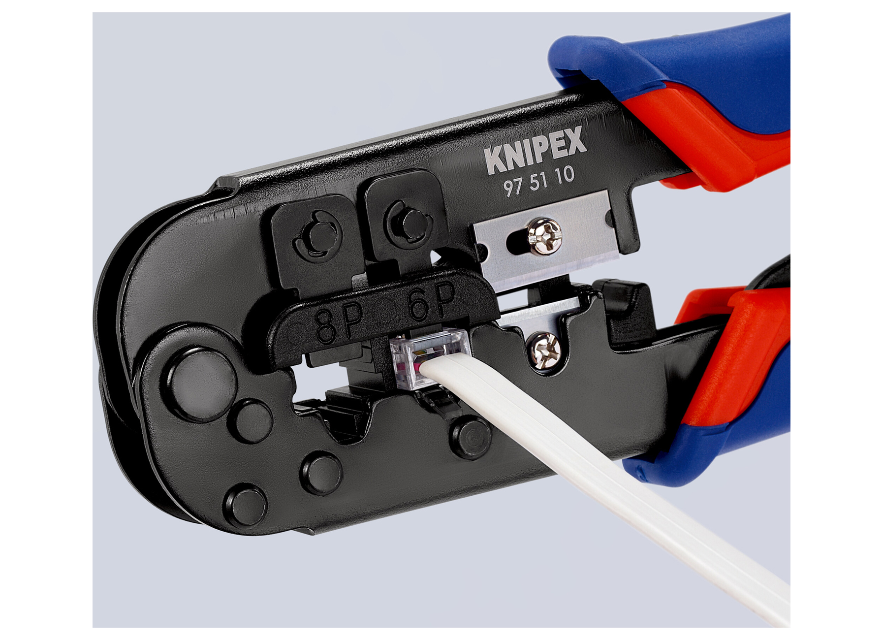 KNIPEX PINCE A SERTIR POUR FICHES WESTERN