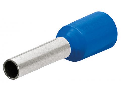KNIPEX ADEREINDHULZEN MET KUNSTSTOF KRAAG BLAUW 2.5MM²