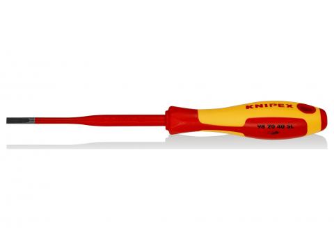 KNIPEX TOURNEVIS SLIM FENTE 202MM 4MM