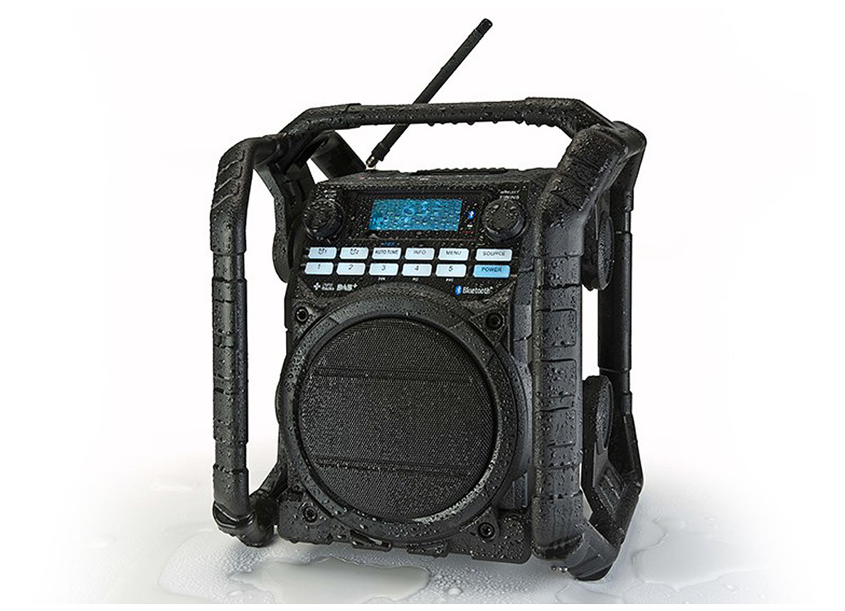 STEAMPACK FM RDS/DAB WERFRADIO MET BLUETOOTH/AUX-IN - OPLAADBAAR