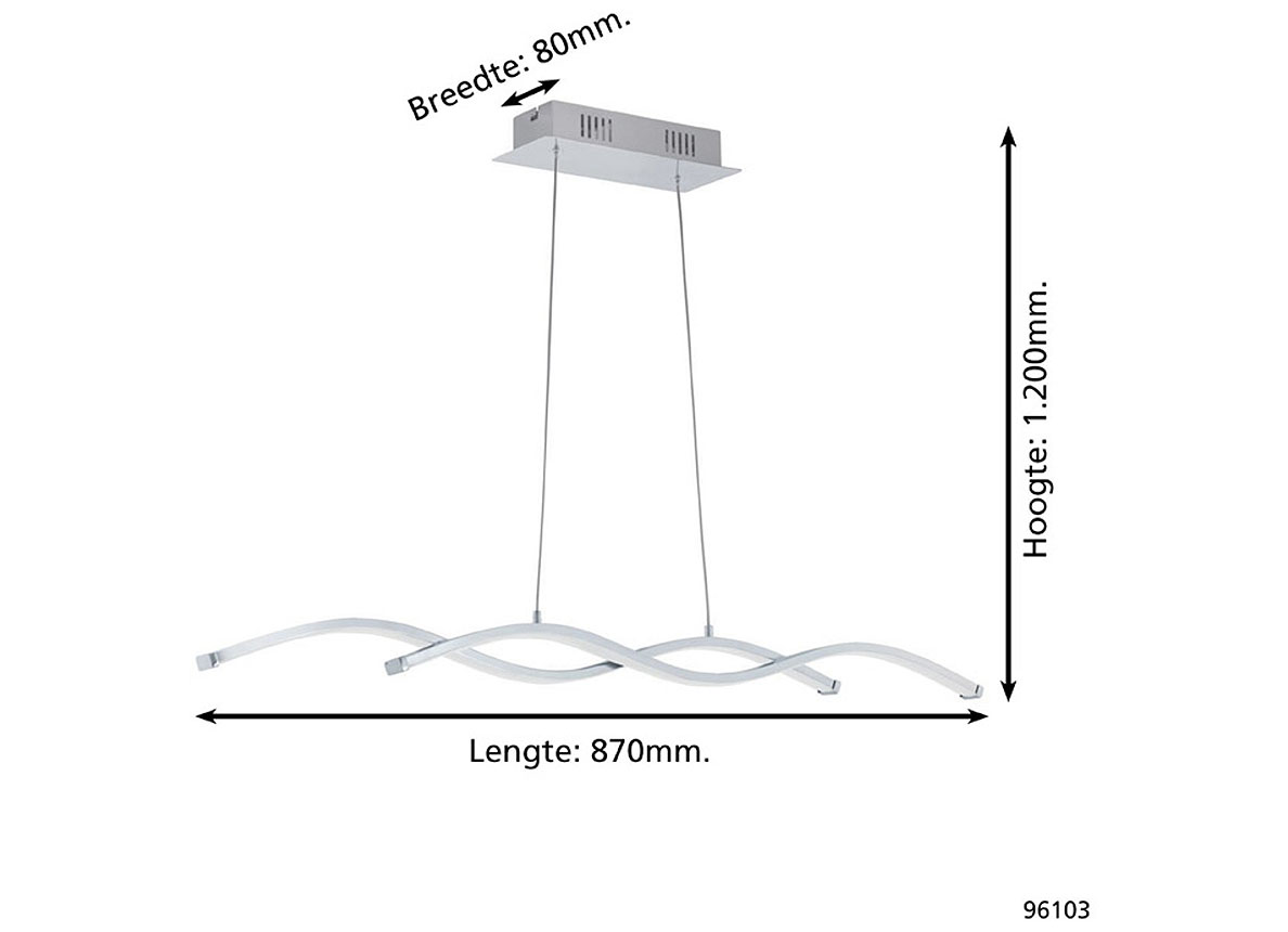 EGLO PENDANT LED LUMINAIRE LASANA 2 