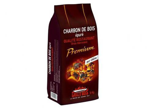 GRILL O''BOIS Charbon de Bois Pur Chêne 8 kg