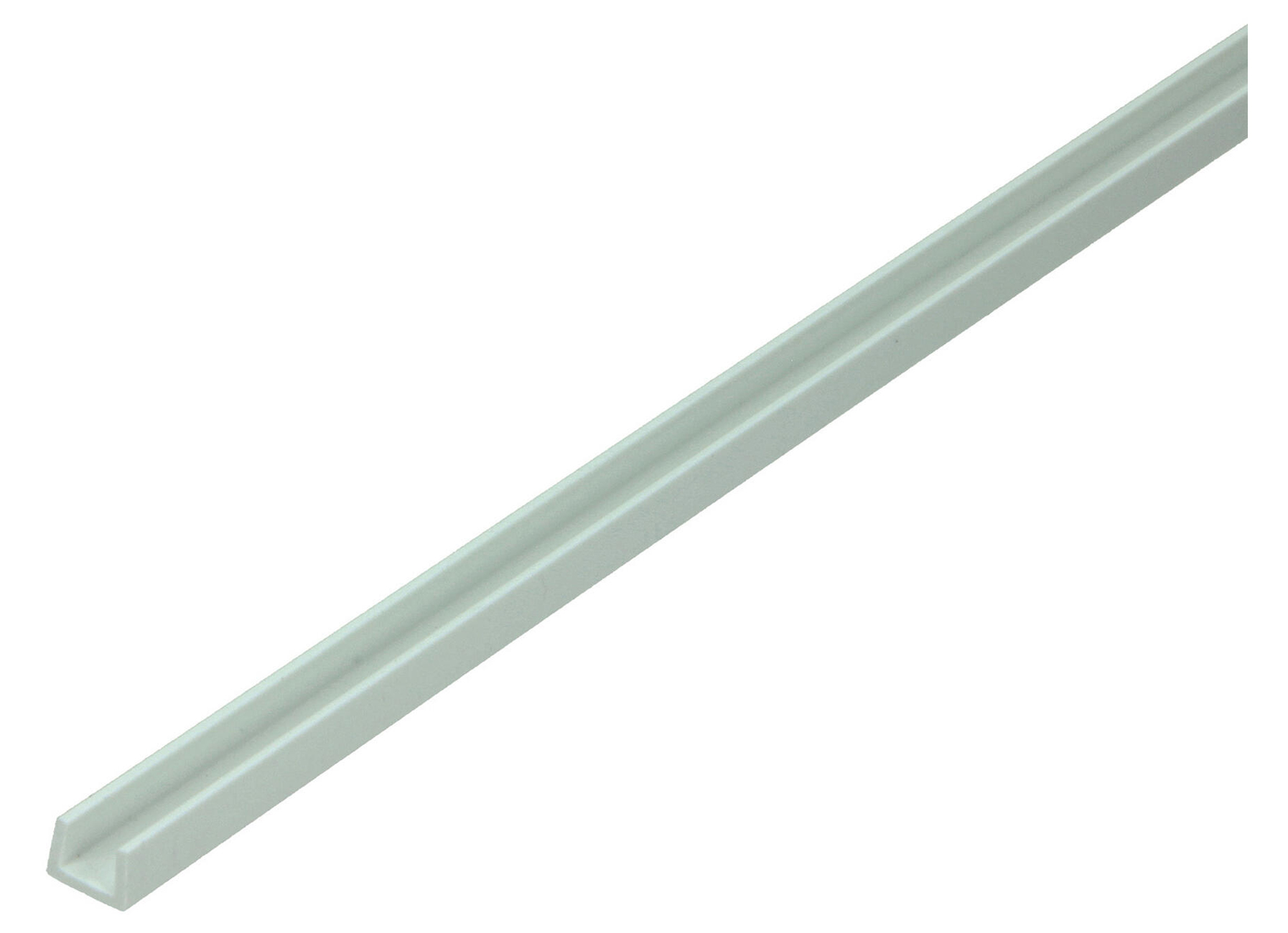 U PROFIEL PVC WIT 10X21MM L=200CM