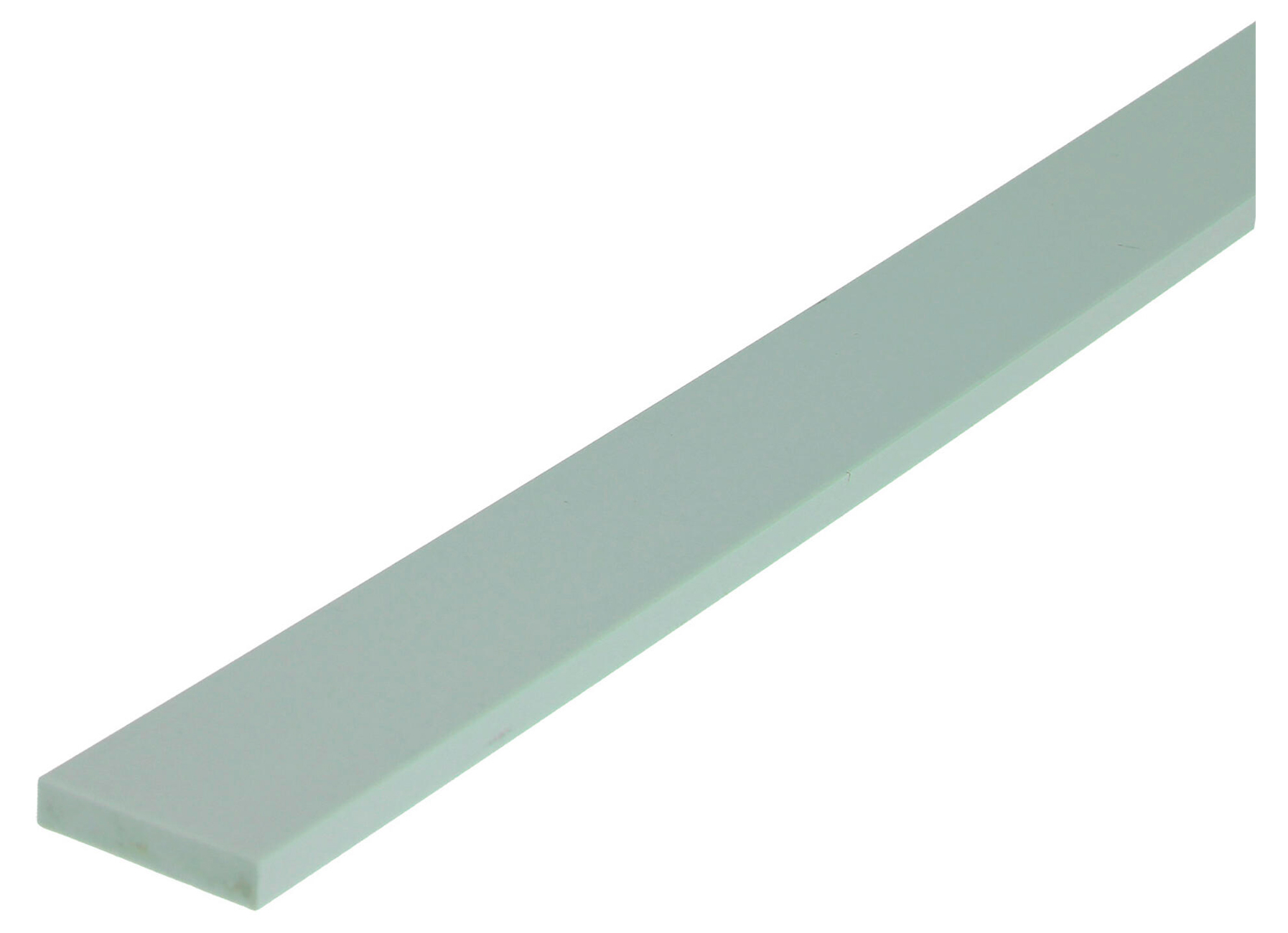 PROFIL PLAT PVC BLANC