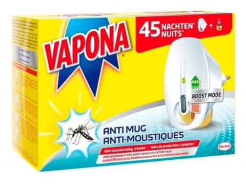 VAAPONA DIFFUSEUR ELECTRIQUE ANTI-MOUSTIQUES MODE BOOST