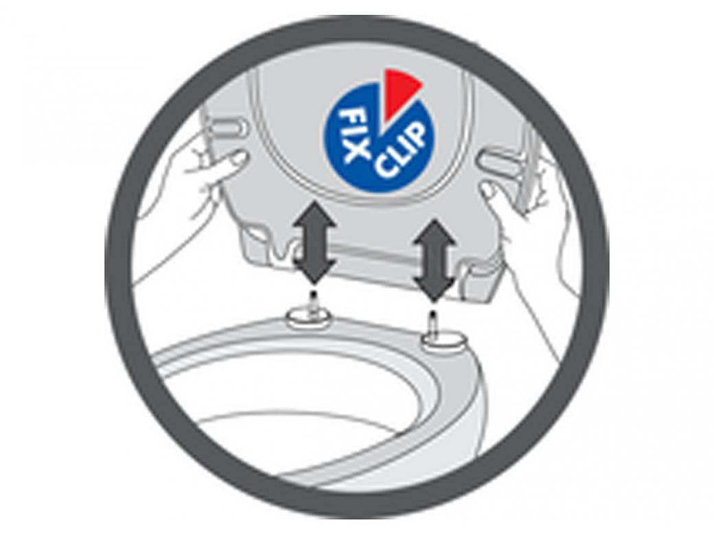 WENKO TOILETZITTING HABOS WIT EASY CLOSE