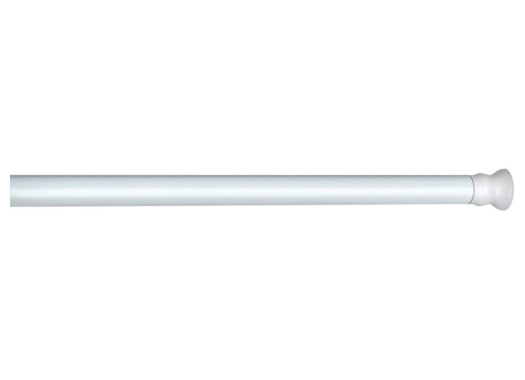 BARRE DE DOUCHE EXTENSIBLE Ø20MM BLANC Ø110-185CM