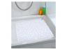TAPIS DE DOUCHE ANTIDERAPANT PARADISE BLANC 54X54CM