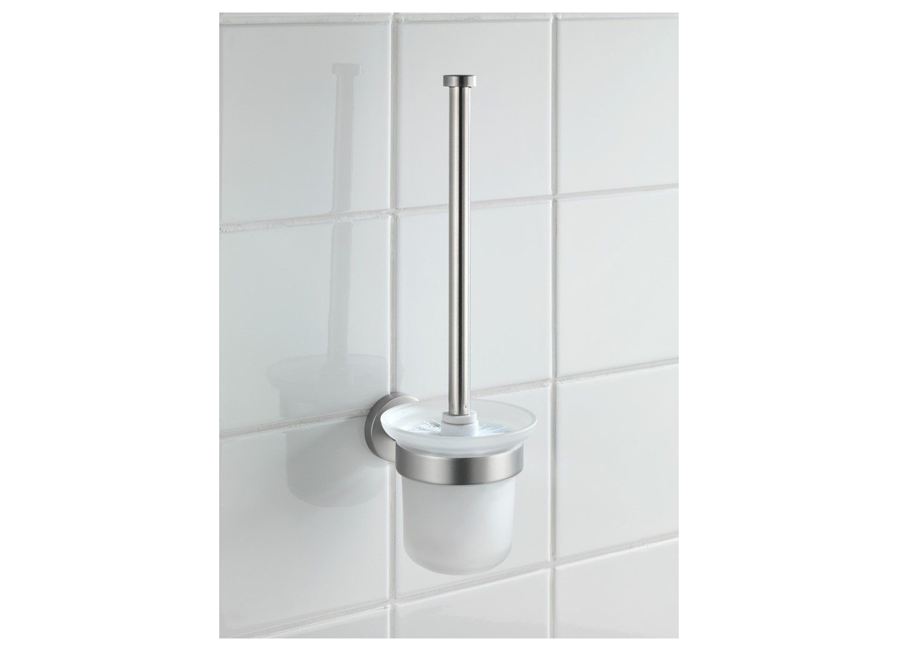 PORTE BROSSE DE TOILETTE BOSIO INOX MAT