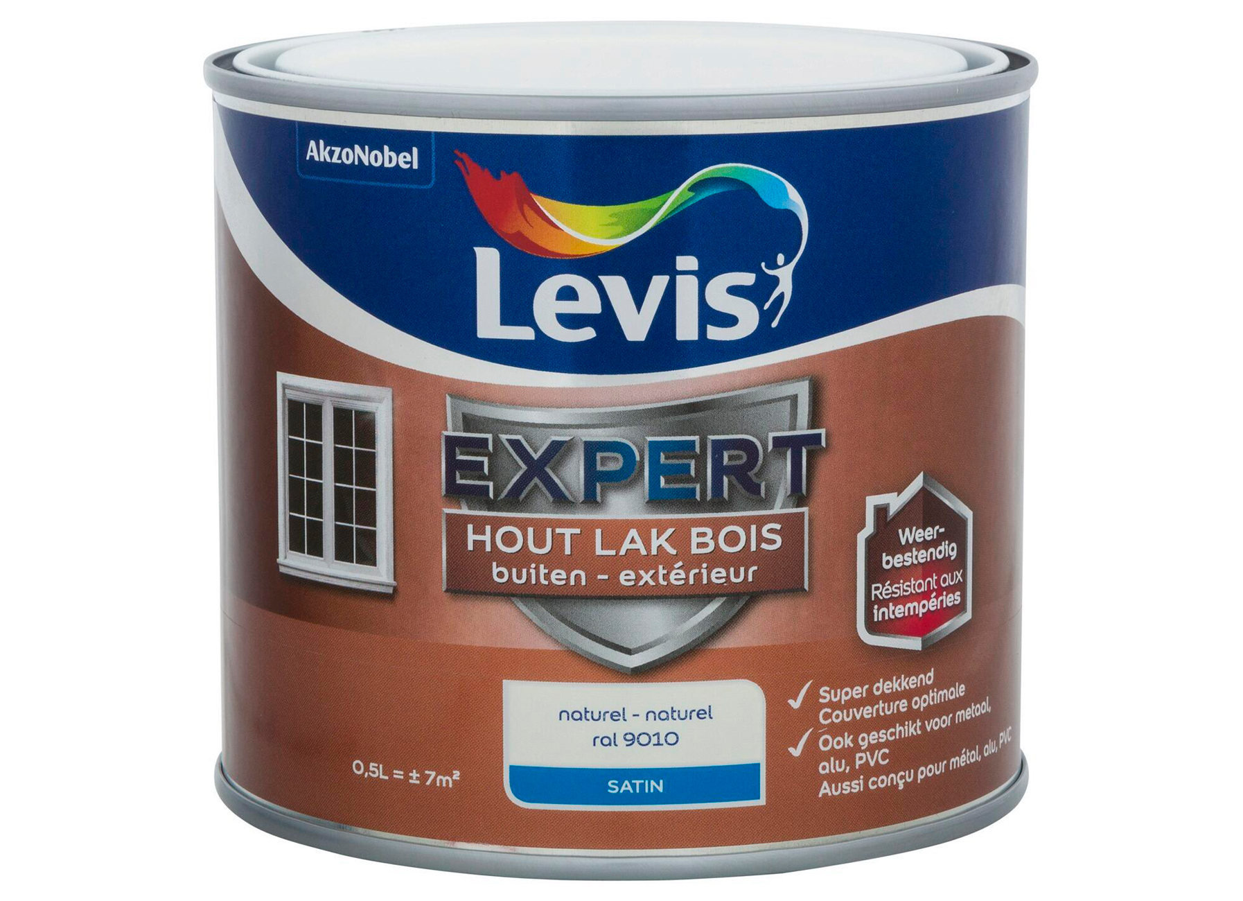 LAK EXPERT BUITEN SATIN - NATUREL 9010 0,5L