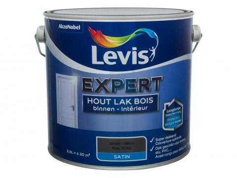 LEVIS EXPERT HOUTLAK BINNEN SATIJN BETON 2,5L