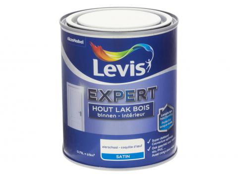 LEVIS EXPERT LAK BOIS INTERIEUR SATIN COQUILLE D'OEUF 0,75L