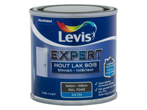 LEVIS EXPERT HOUTLAK BINNEN SATIJN BETON 0,25L