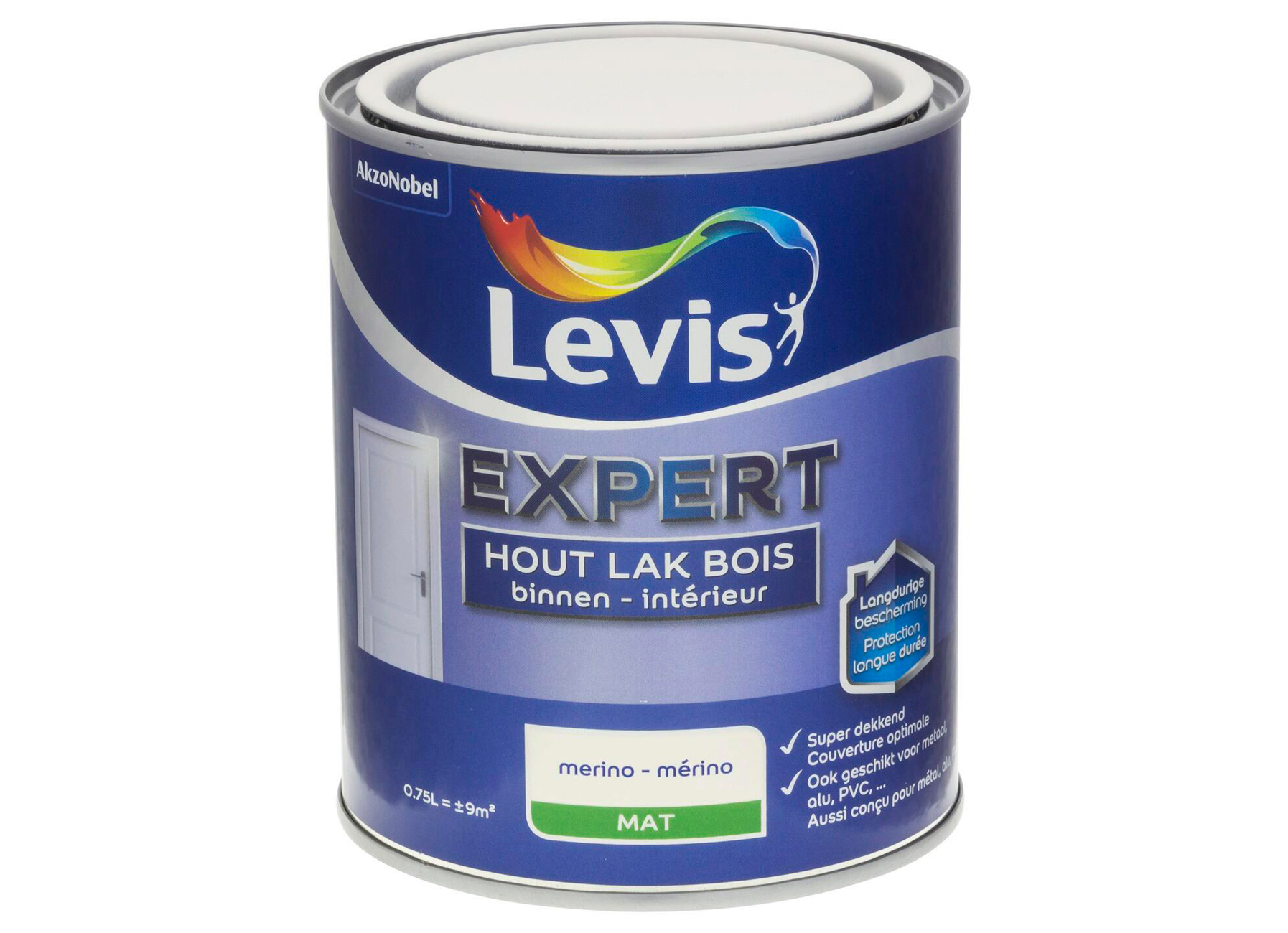 LEVIS EXPERT HOUTLAK BINNEN MAT MERINO 0,75L