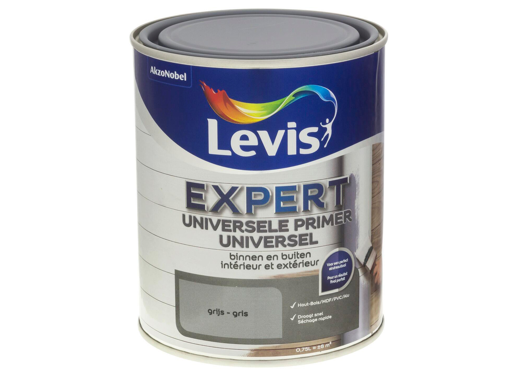 LEVIS EXPERT UNIVERSELE PRIMER GRIJS 0,75L