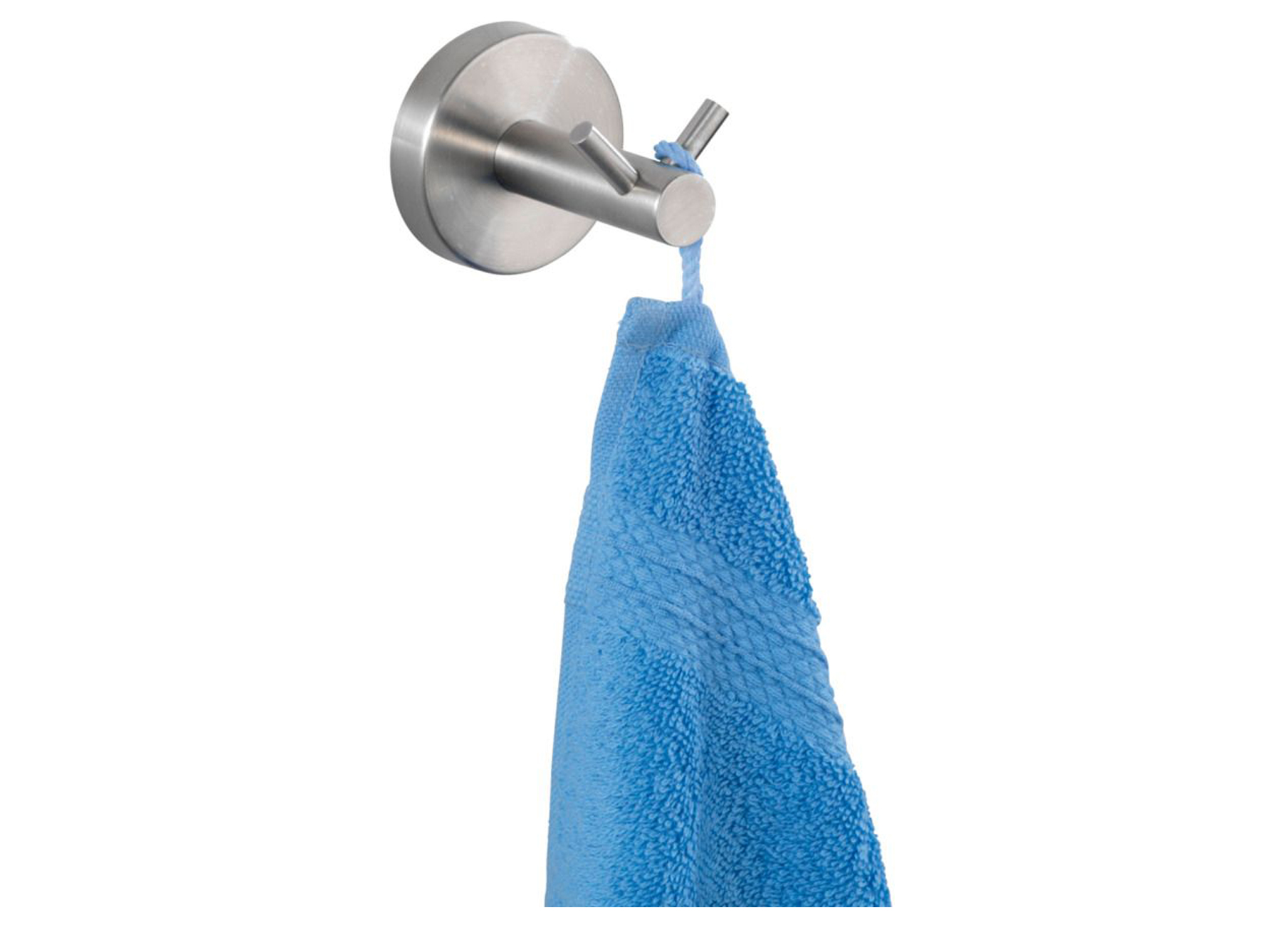 CROCHET DUO BOSIO ACIER INOX MAT