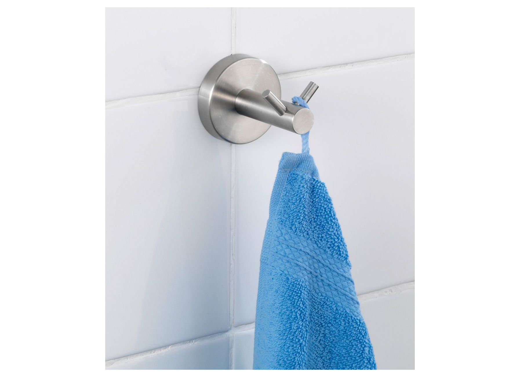 CROCHET DUO BOSIO ACIER INOX MAT