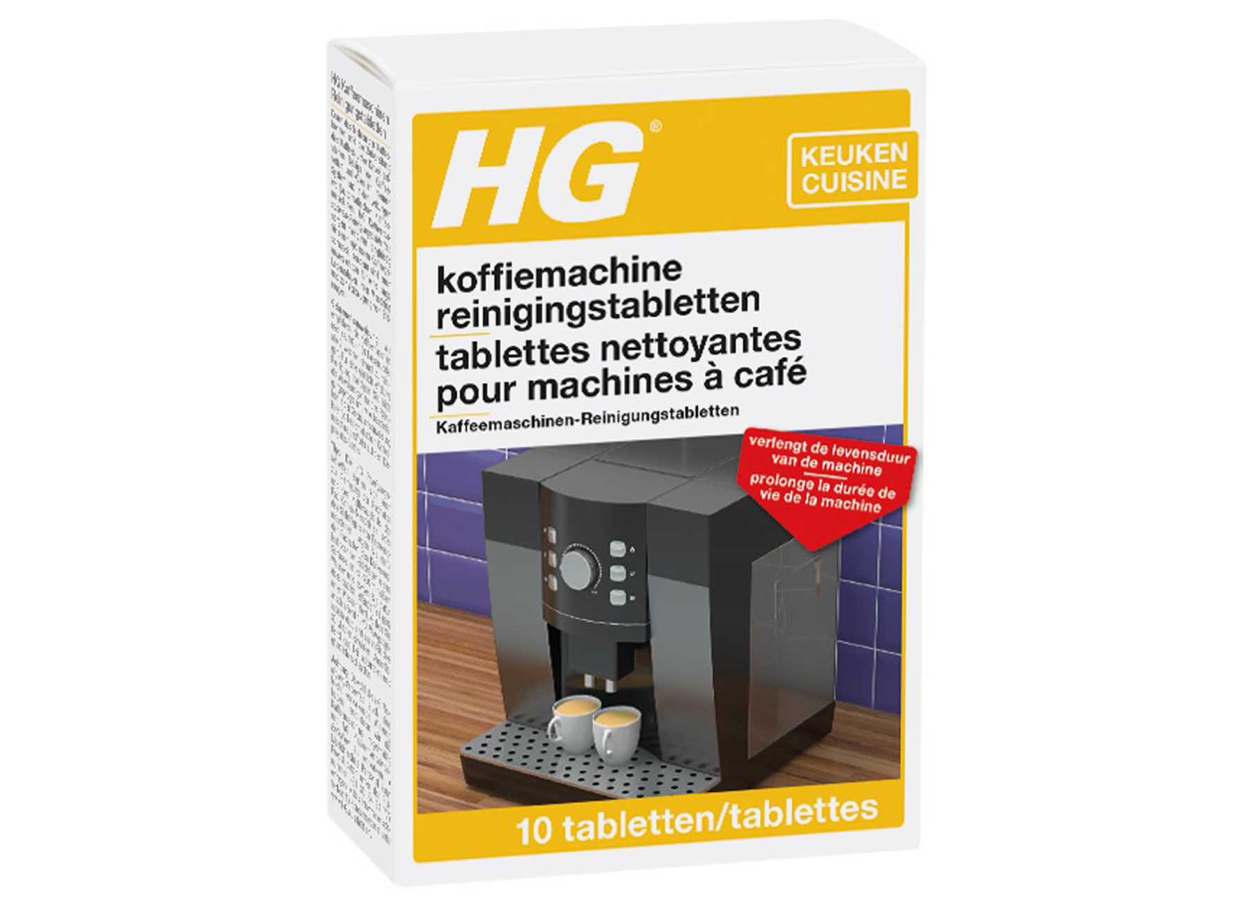 HG TABLETTES NETTOYANTES UNIVERSELLES POUR MACHINE A CAFE