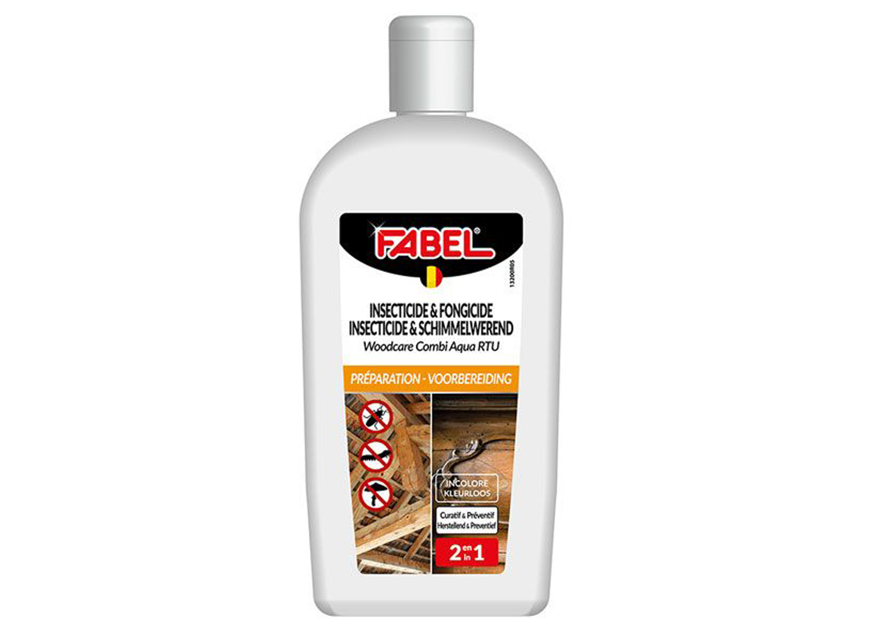 FABEL INSECTICIDE & FONGICIDE POUR BOIS WOODCARE RTU 250ML