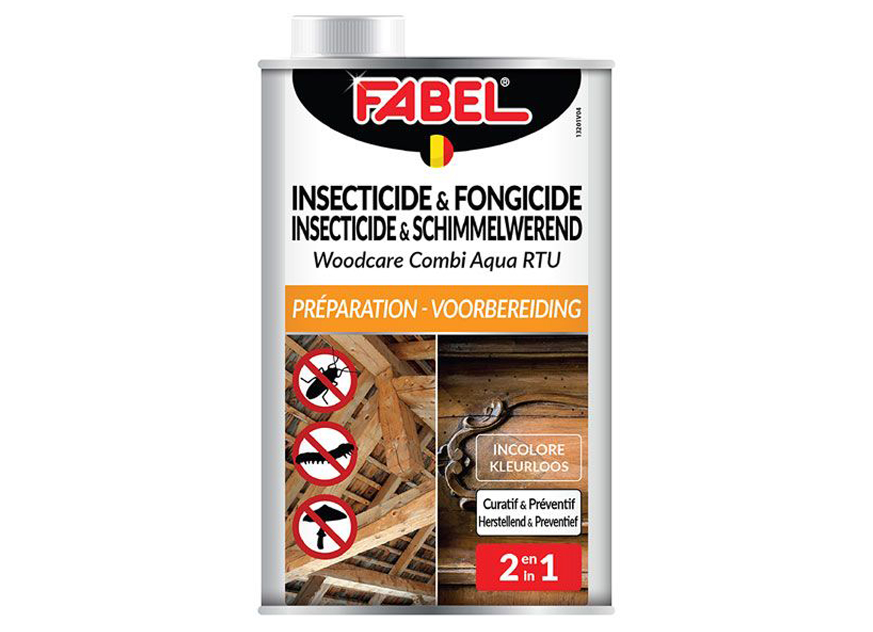 FABEL INSECTICIDE & FONGICIDE POUR BOIS WOODCARE RTU