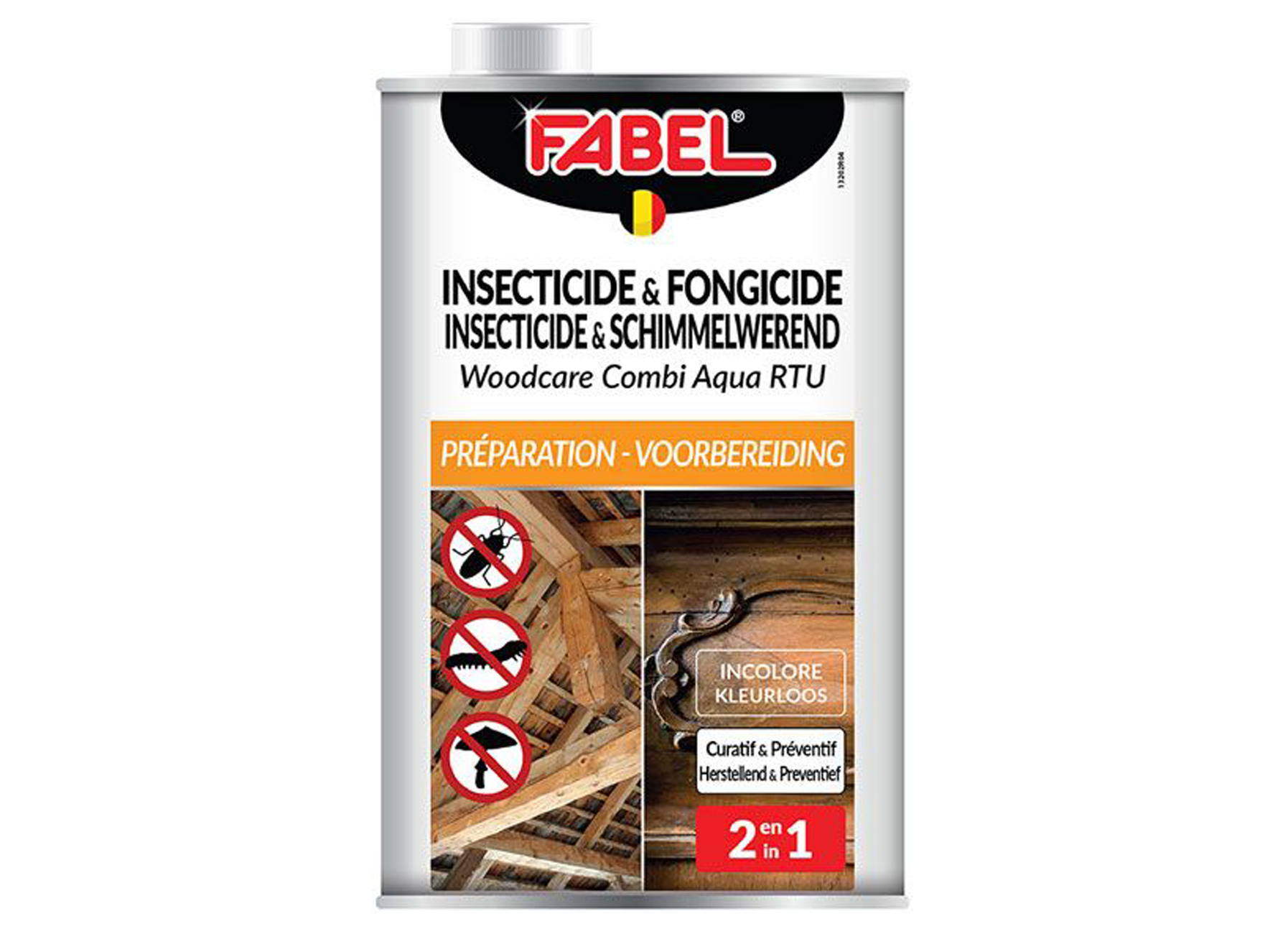 FABEL INSECTICIDE & SCHIMMELWEREND HOUT WOODCARE RTU 1L