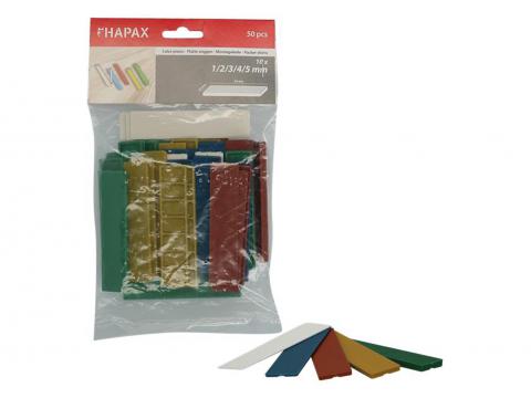 HAPAX PLATTE WIGGEN IN VERSCHILLENDE KLEUREN Ø1-2-3-4-5MM