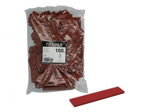 HAPAX PLATTE WIGGEN ROOD Ø3X22,00X95MM