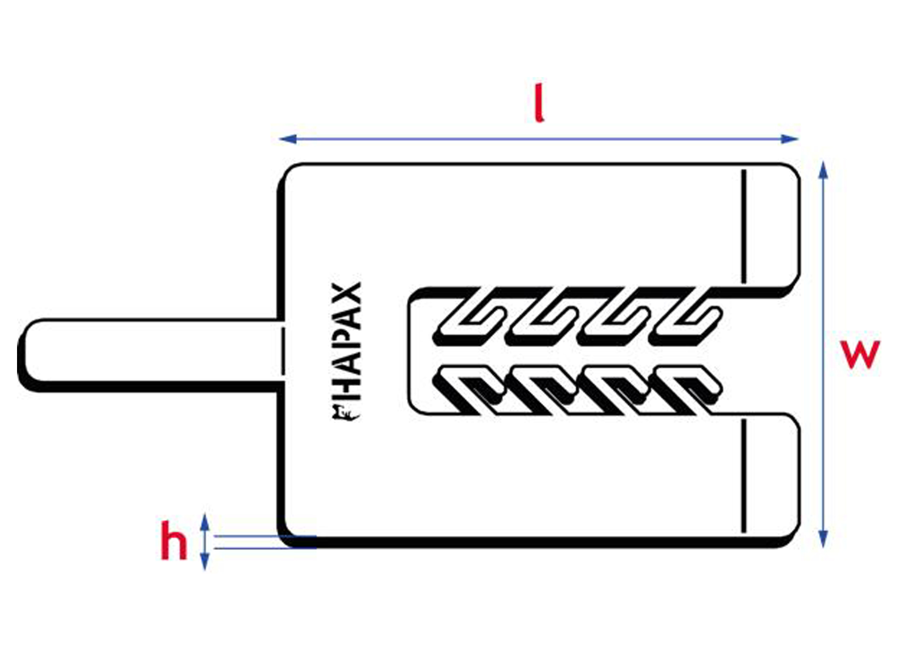 HAPAX ASSORT.IMENT UITVULPLAATJES 40X55MM 500 STUKS