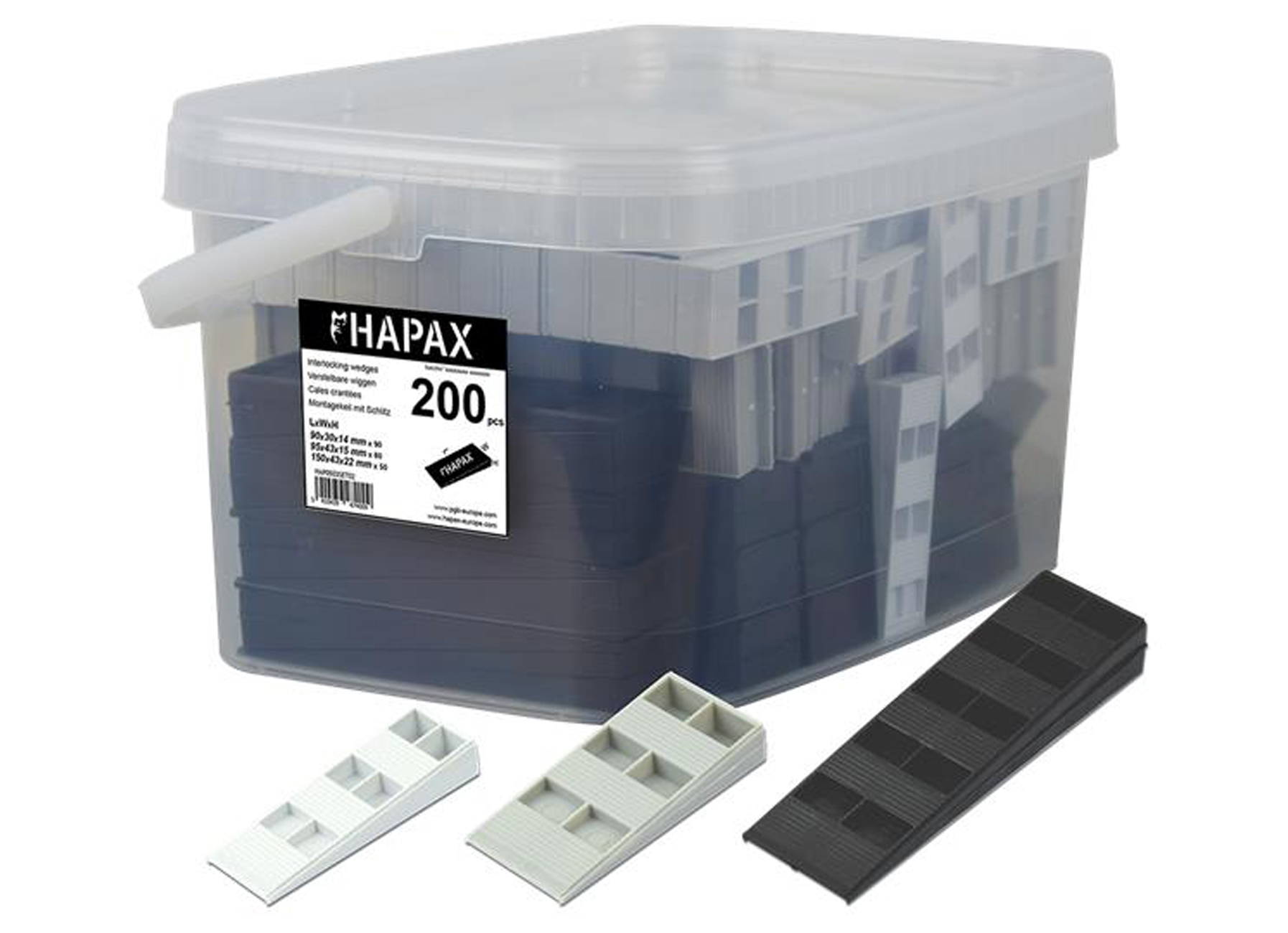 HAPAX CALES CRANTEES NOIR MIX 200 PC