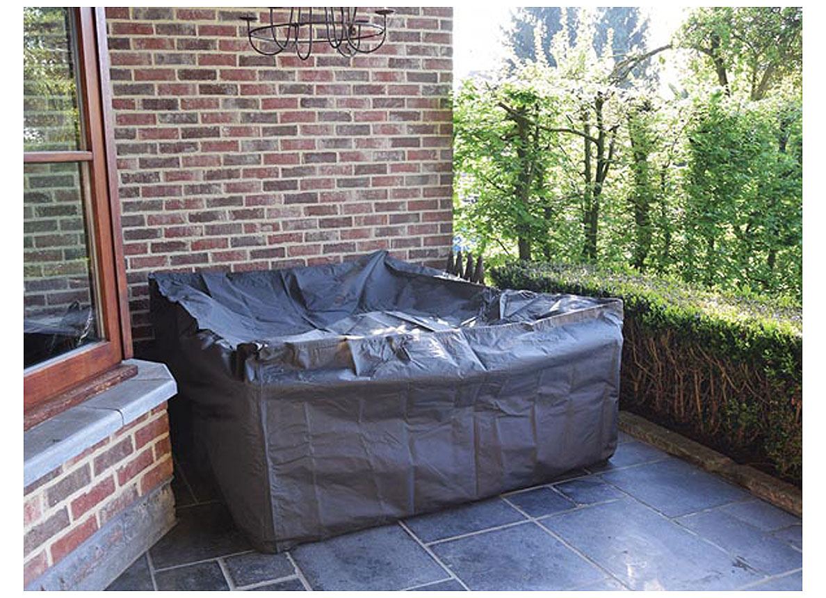 HOUSSE D''EXTERIEUR POUR SALON DE JARDIN - S 200X150X75CM