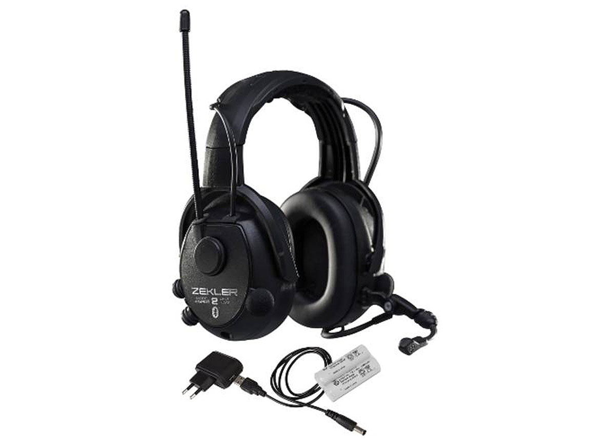 ZEKLER CASQUE ANTIBRUIT AVEC RADIO 412 RDB PACK