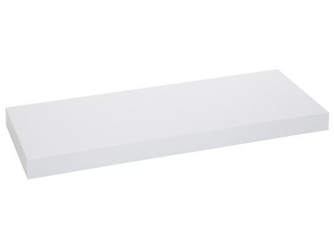 TABLETTE MURALE 60CM BLANC BRILLANT