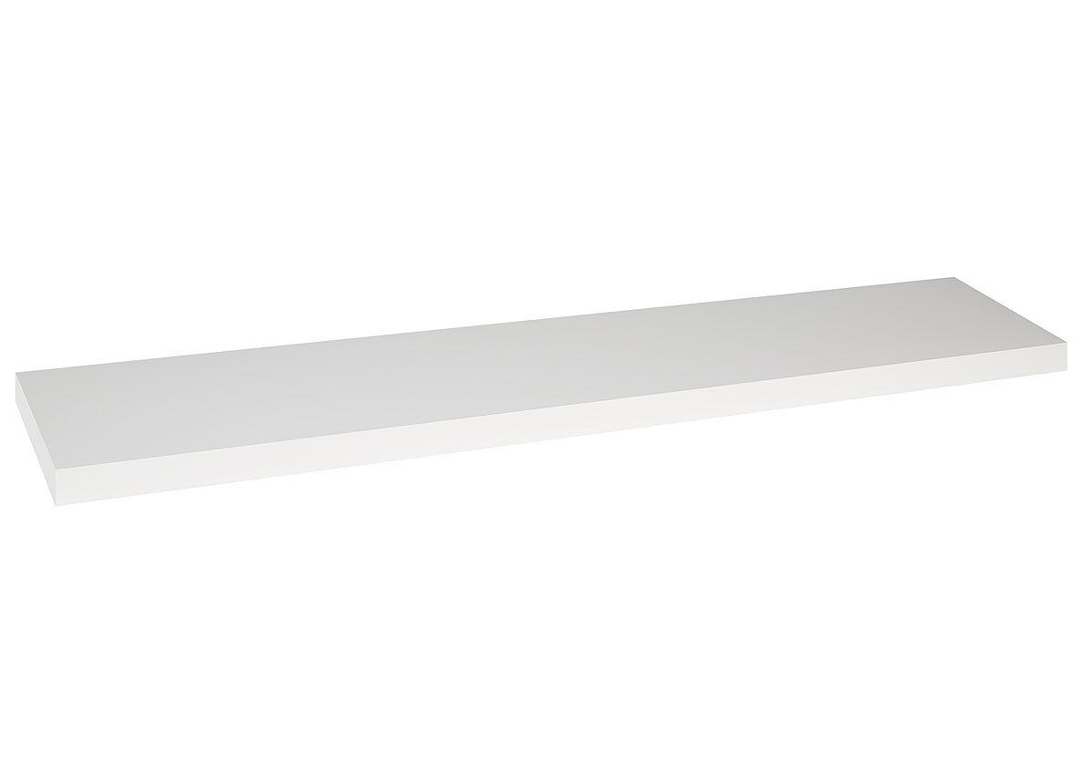 TABLETTE MURALE 120CM BLANC