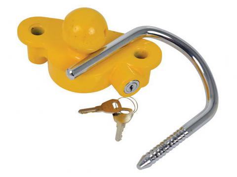 SERRURE A CYLINDRE POUR ATTELAGE DE REMORQUE