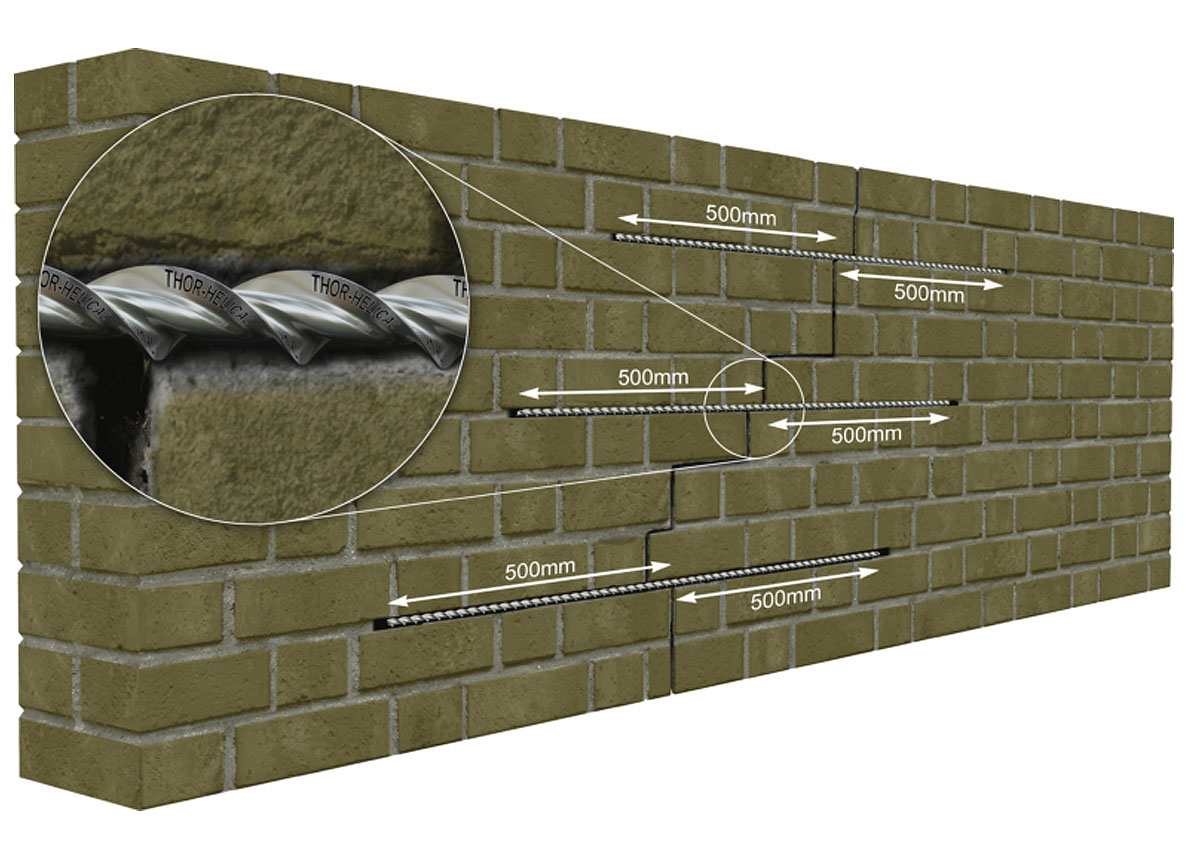 THOR HELICAL REPARATION DES FISSURES BAR INOX 6MM L=1M