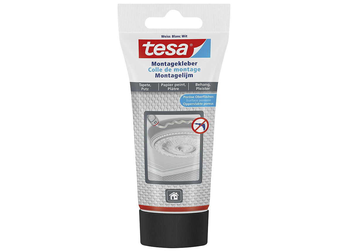 Tesa montagelijm behang & pleisterwerk 80g