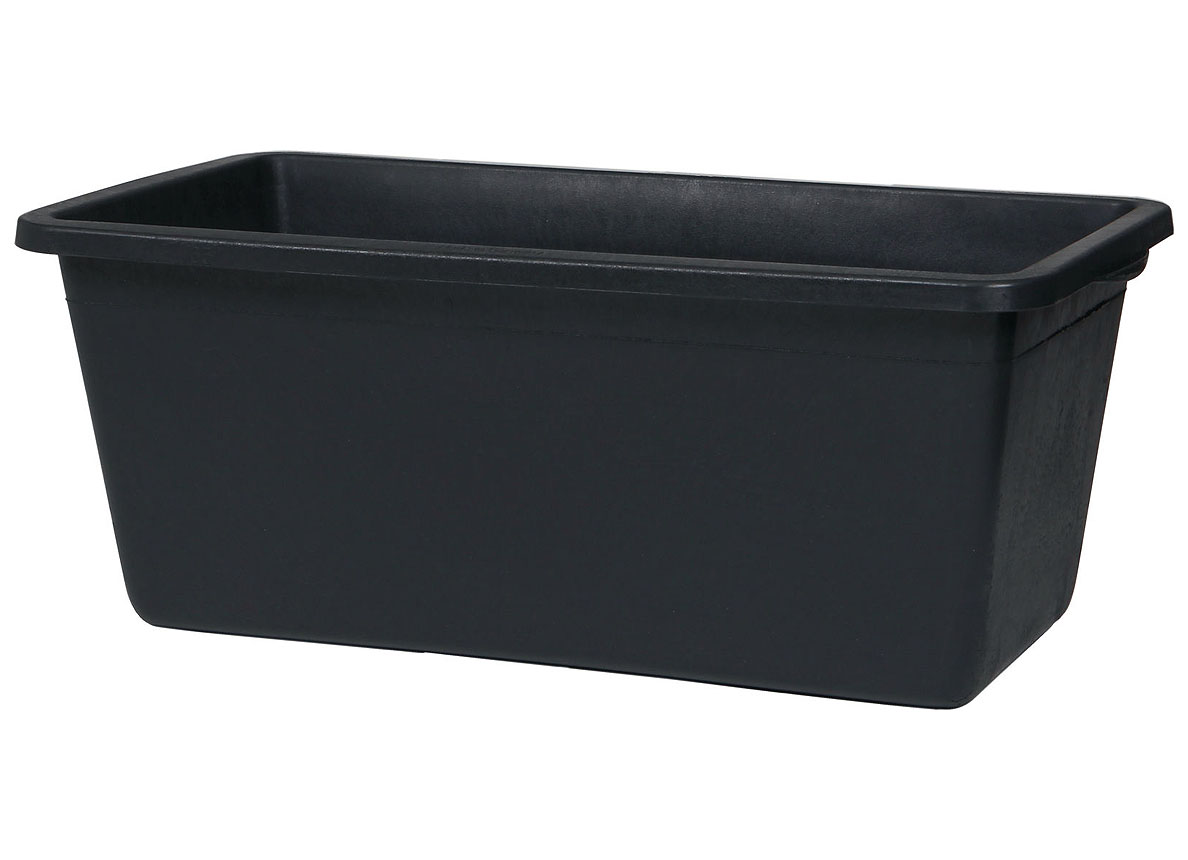 CUVELLE RECTANGULAIRE PLASTIQUE NOIR 90L